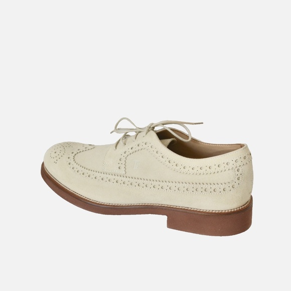 NIB AUTHENTIC TOD\'S LACE UP DERBY SUEDE SHOES main image 6